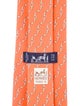 Hermès pattern print tie
