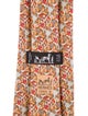 Hermès pattern print tie