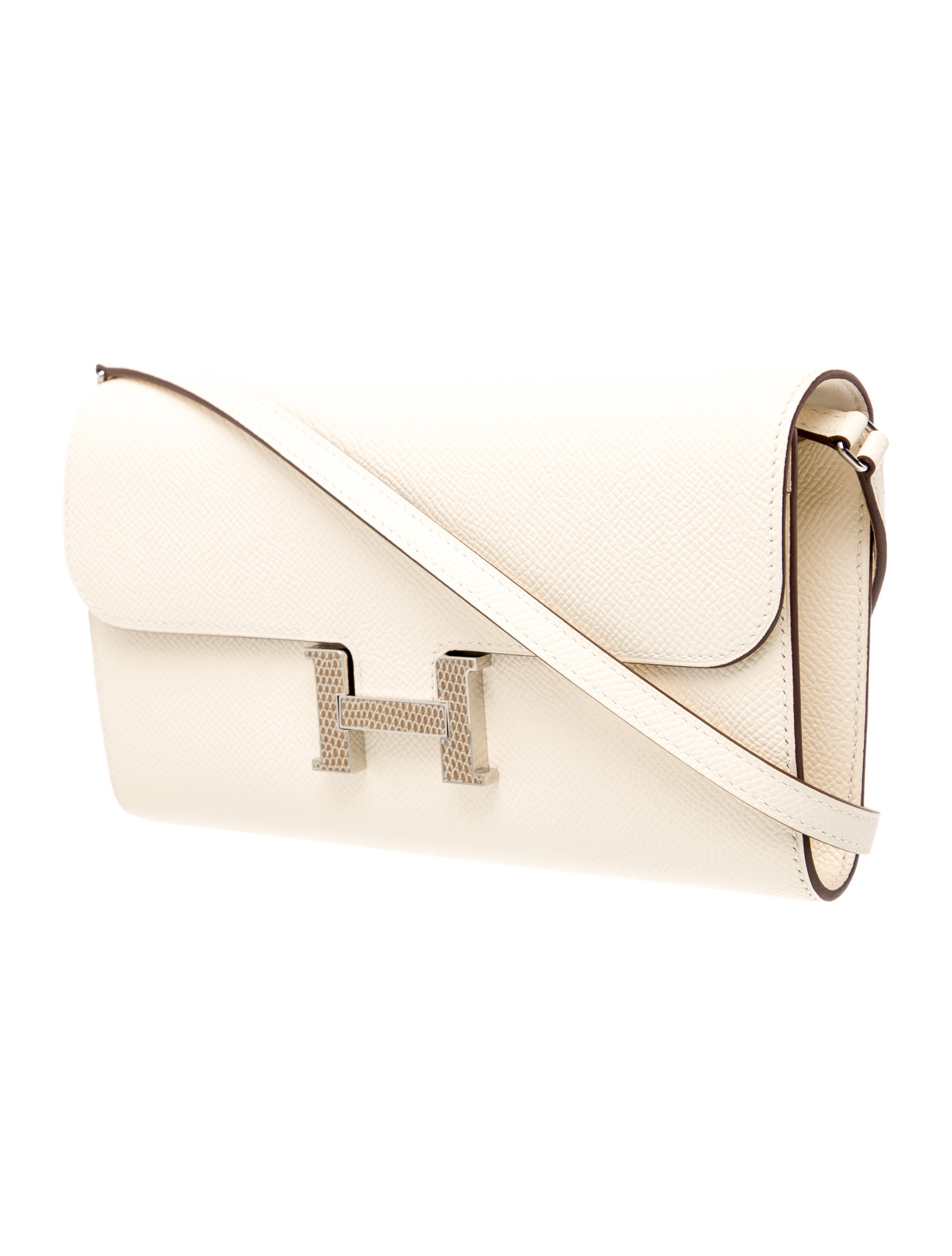 Hermès Epsom & Niloticus Lizard Constance Wallet To Go