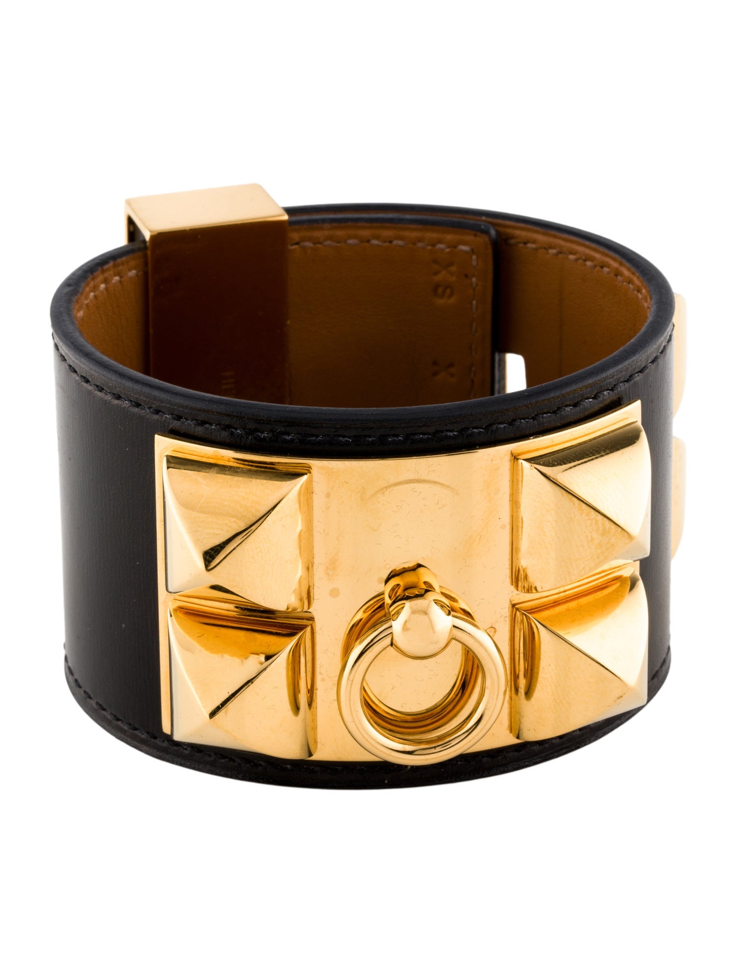Hermès Leather Collier de Chien Wrap Bracelet
