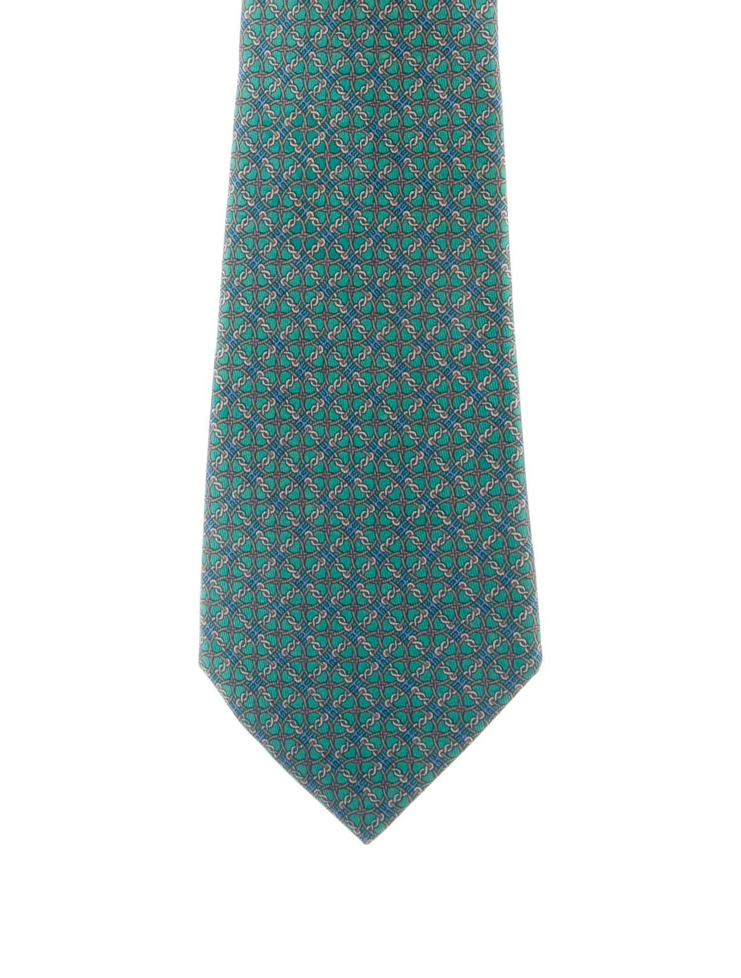 Hermès Silk Pattern Tie