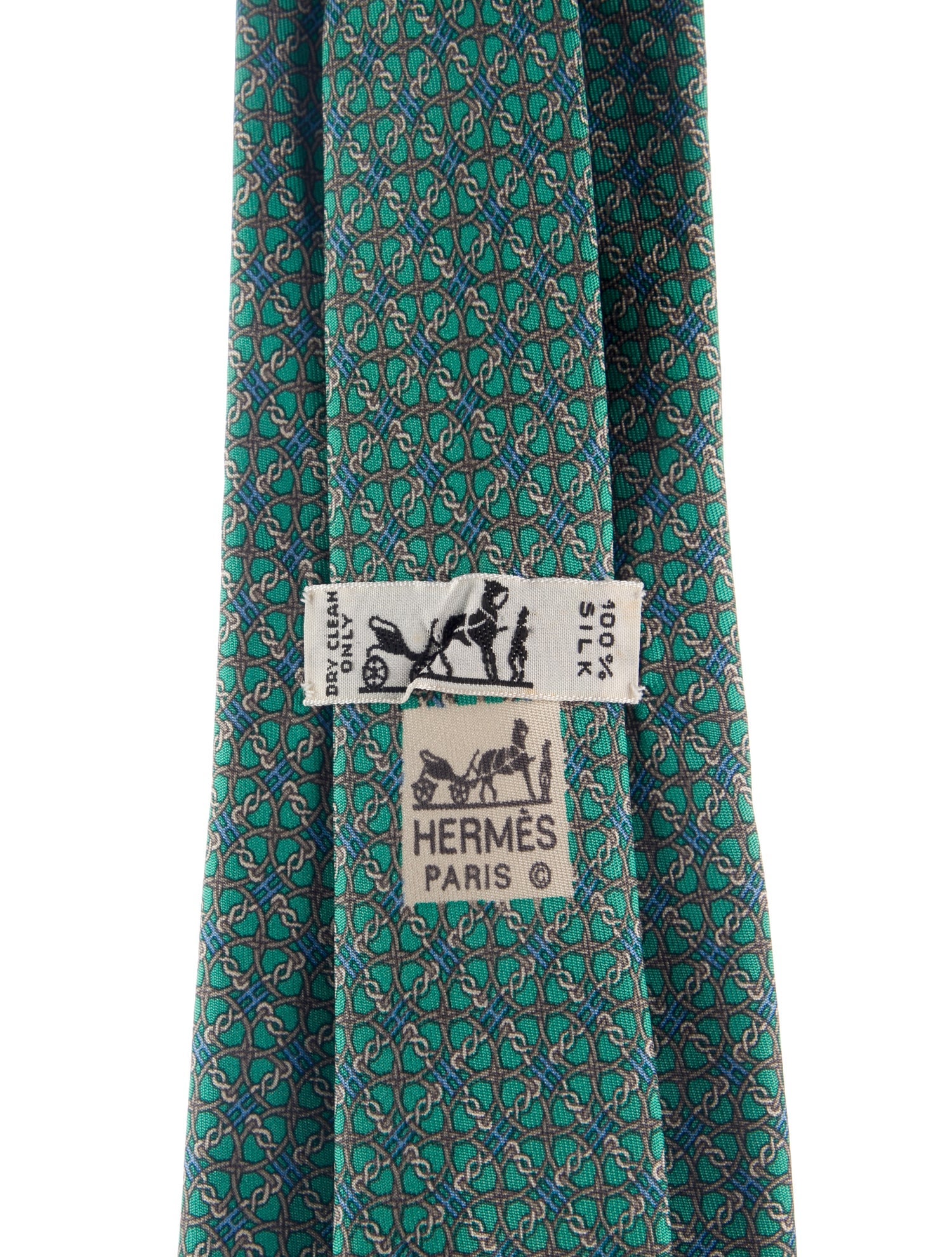 Hermès Silk Pattern Tie