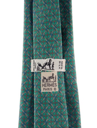 Hermès Silk Pattern Tie