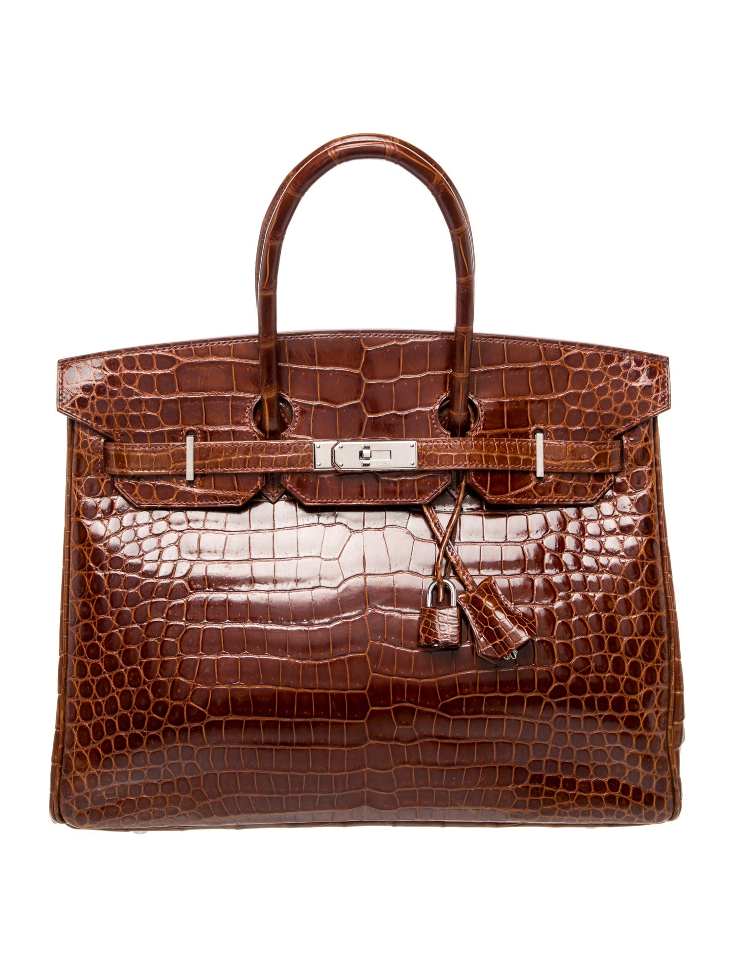 Hermès Shiny Crocodile Porosus Birkin 35