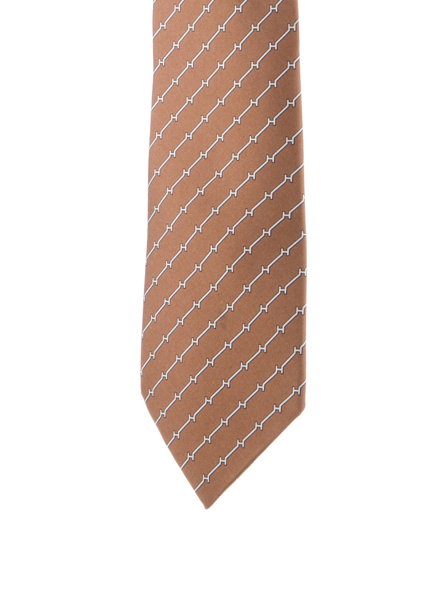 Hermès Silk Patterned Tie