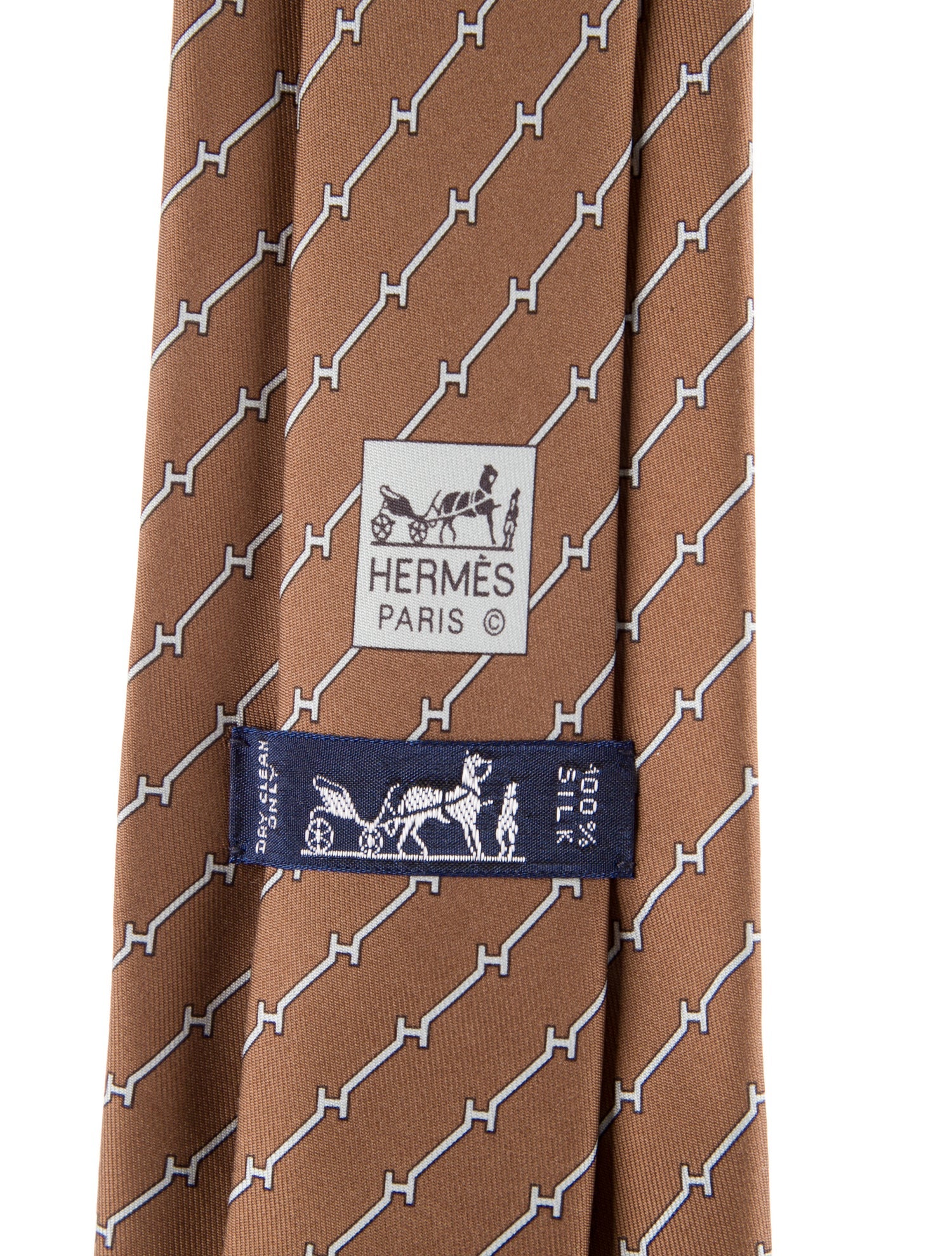 Hermès Silk Patterned Tie