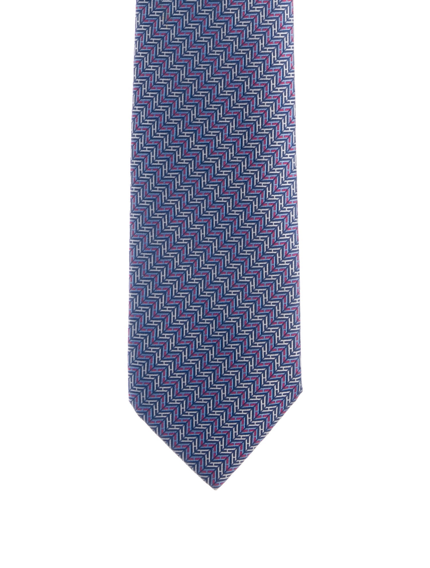 Hermès pattern print tie