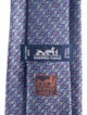 Hermès pattern print tie