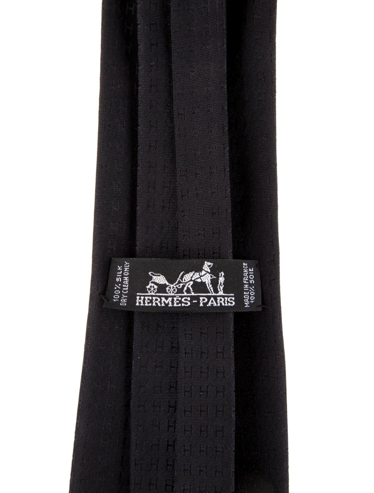 Hermès pattern print tie