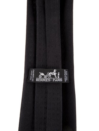 Hermès pattern print tie