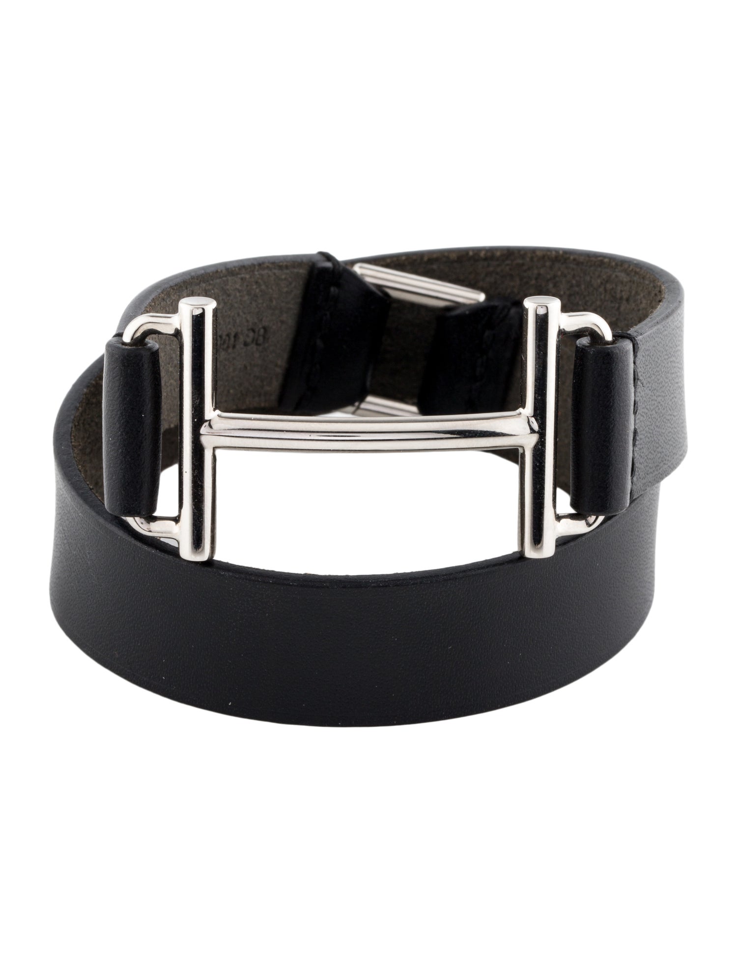Hermès Leather Belt Wrap Bracelet