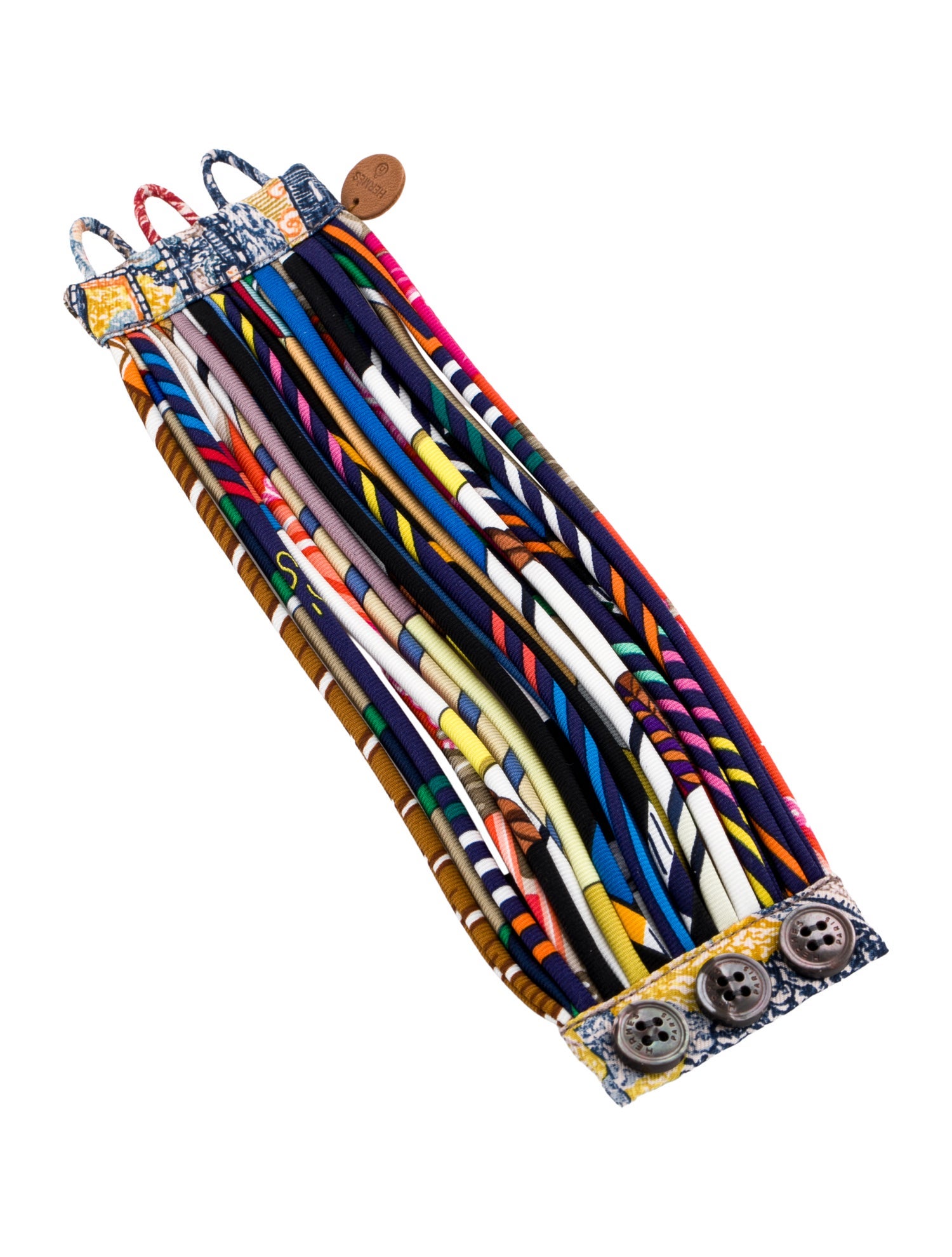 Hermès Silk Multistrand Wrap Bracelet