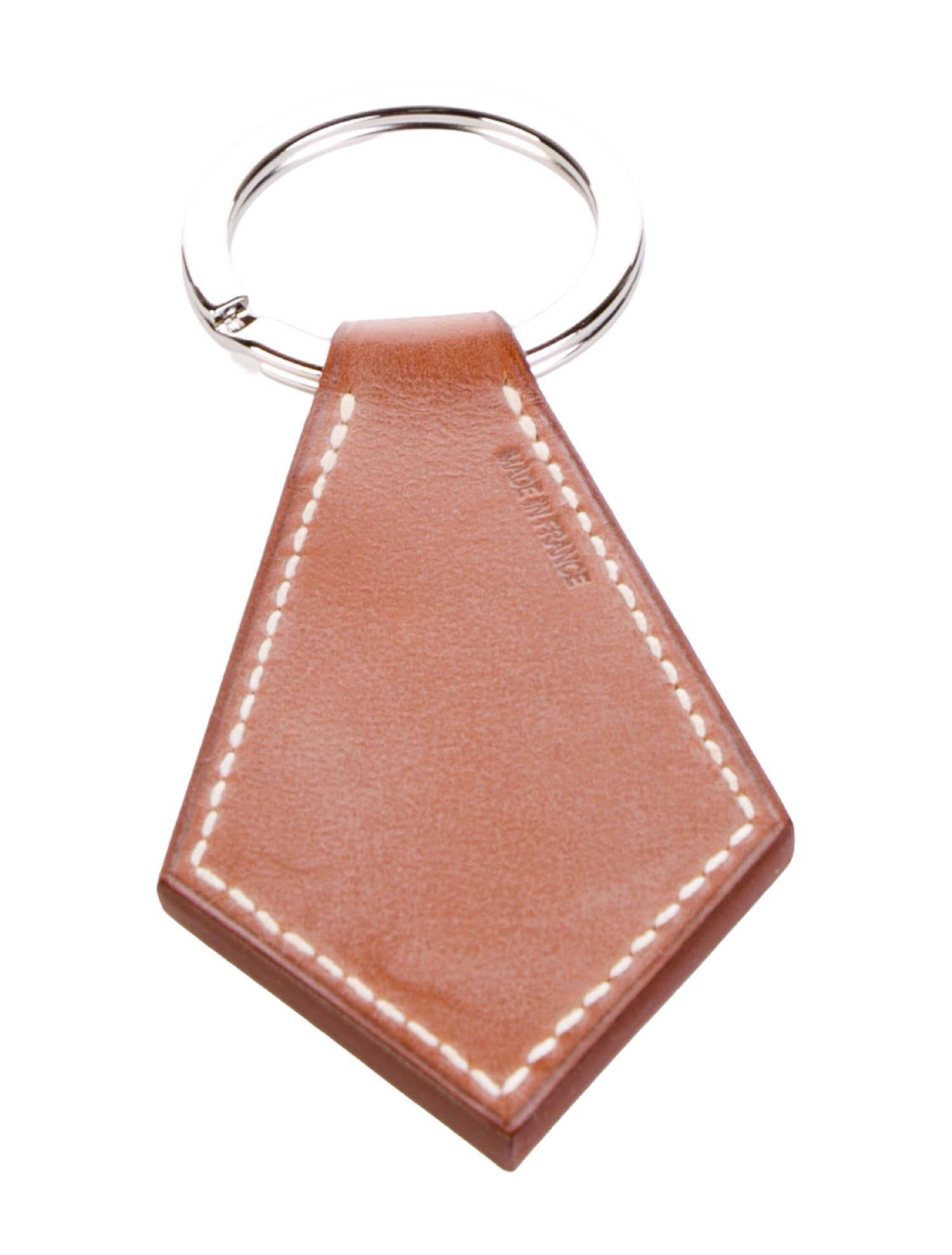 Hermès Leather Tab Keyring