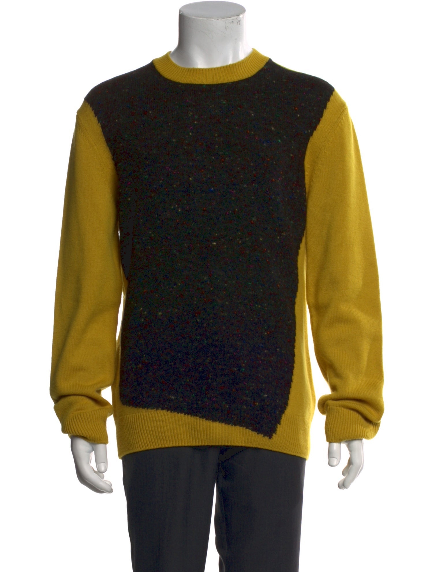 Hermès Wool Colorblock Pattern Pullover