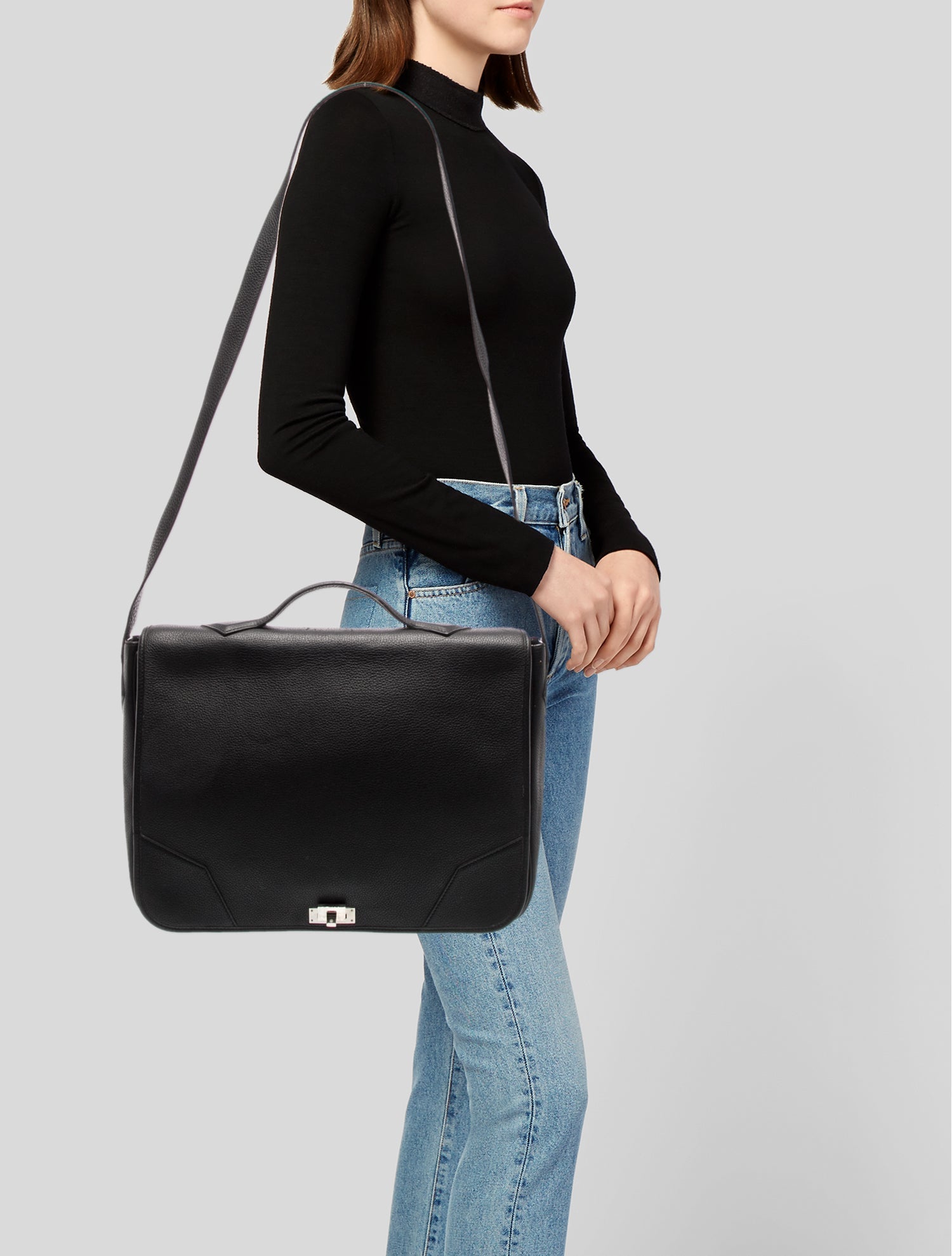 Hermès Clemence Victoria Messenger Bag