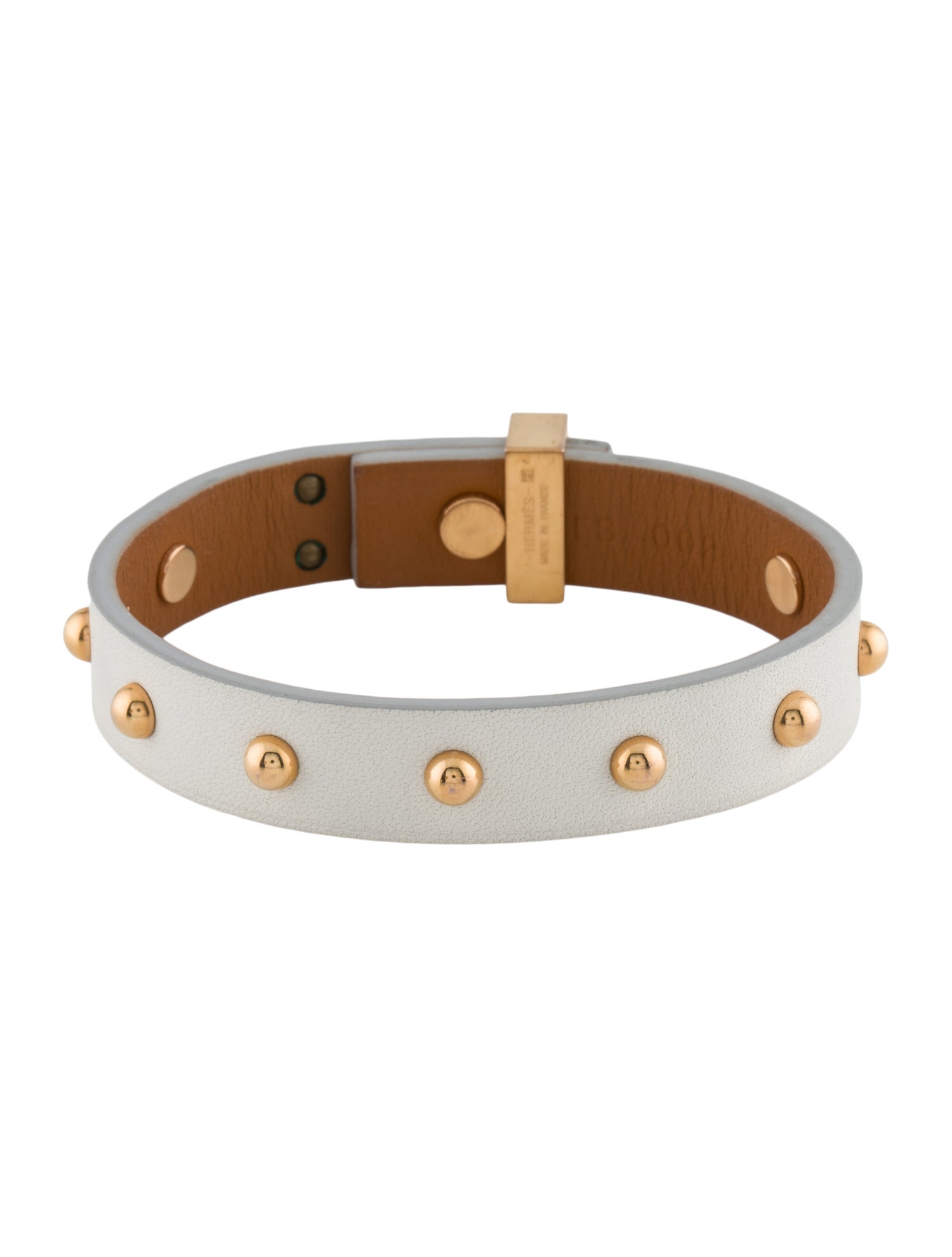 Hermès Mini Dog Clous Round Bracelet