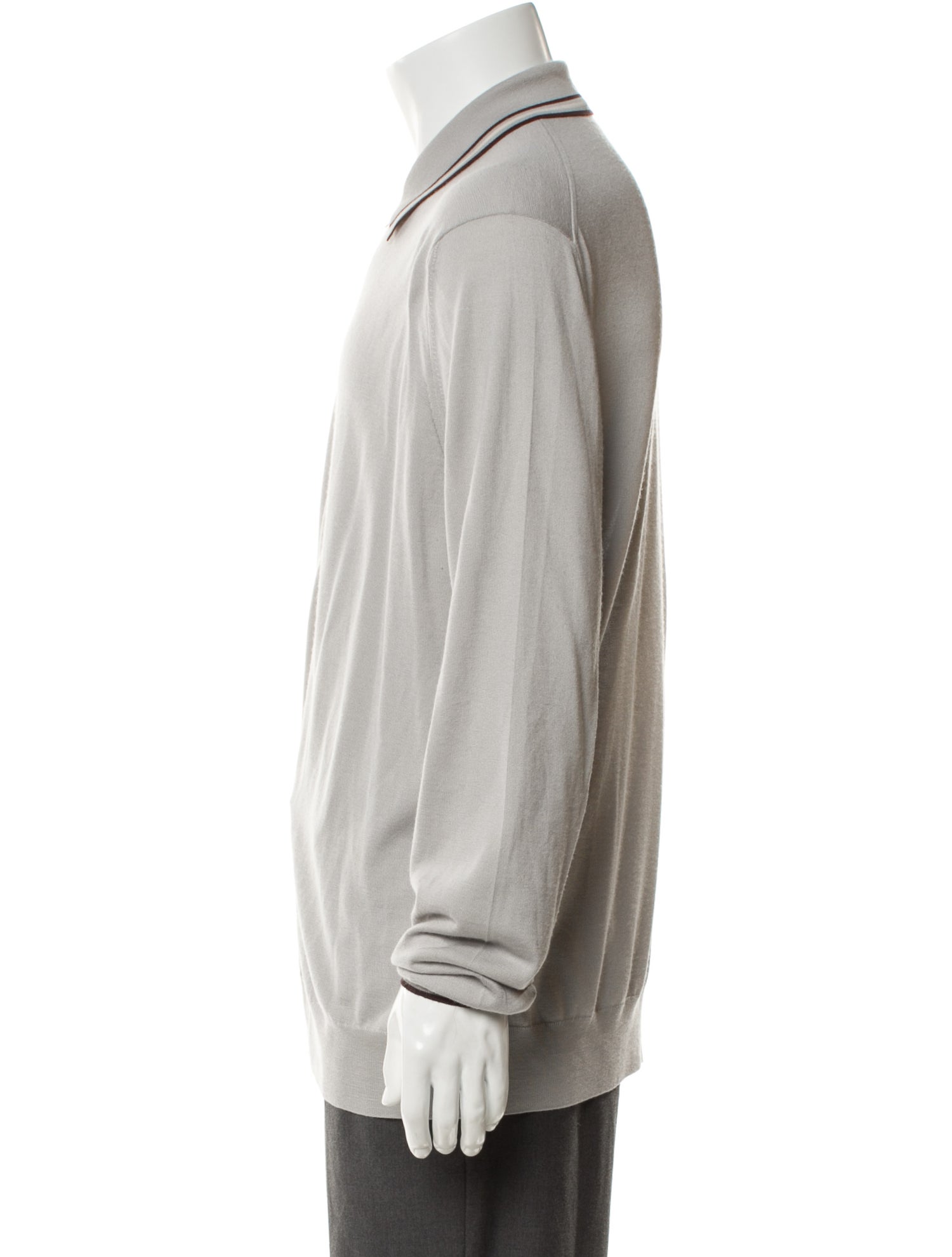 Hermès Cashmere Collar Cardigan