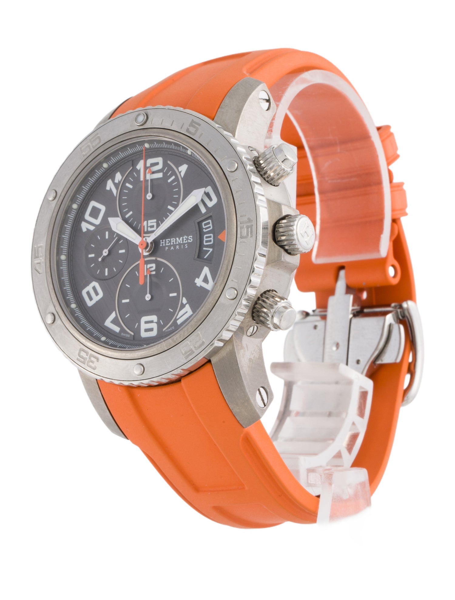 Hermès Clipper Chrono Maxi Watch