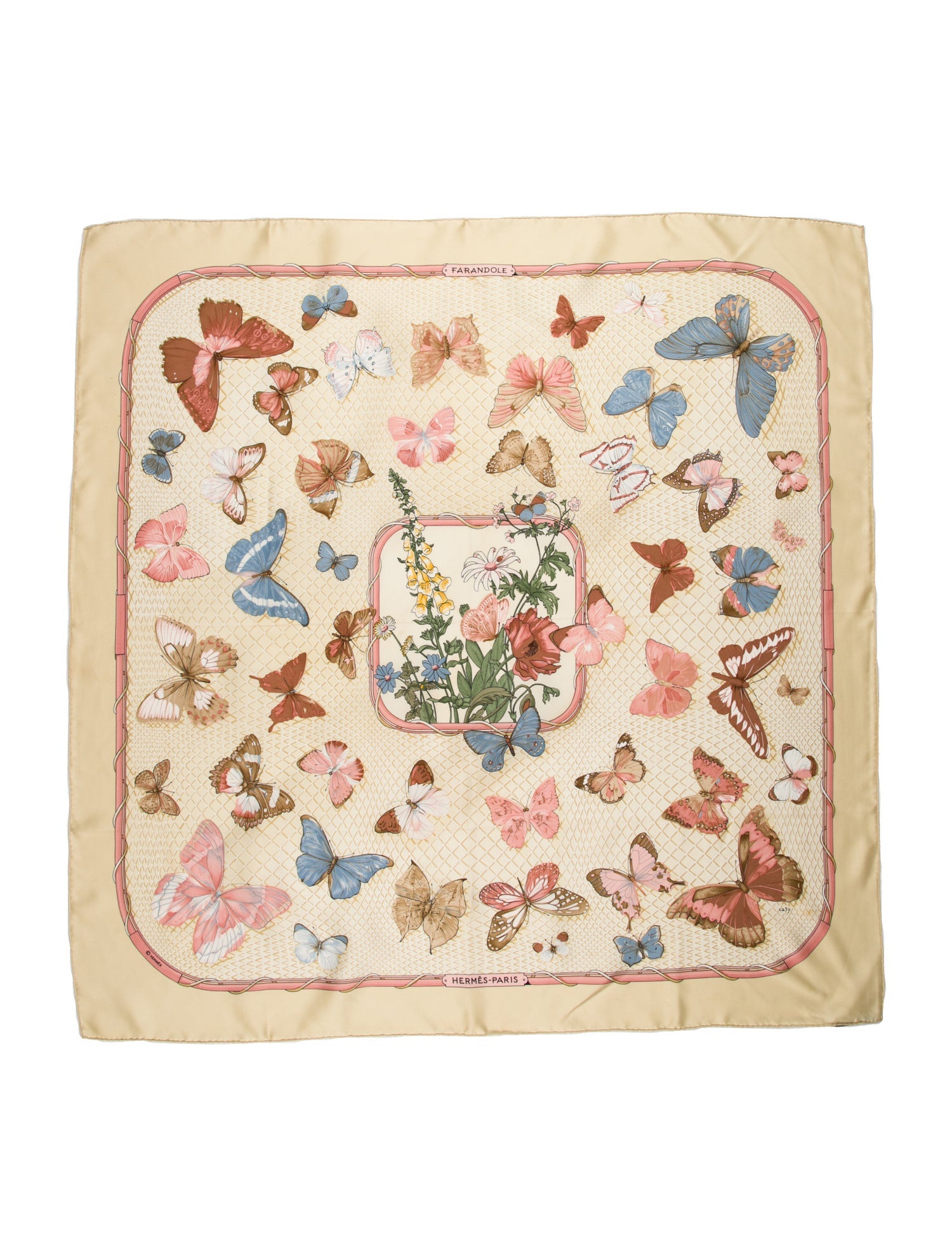 Hermès Farandole Silk Scarf