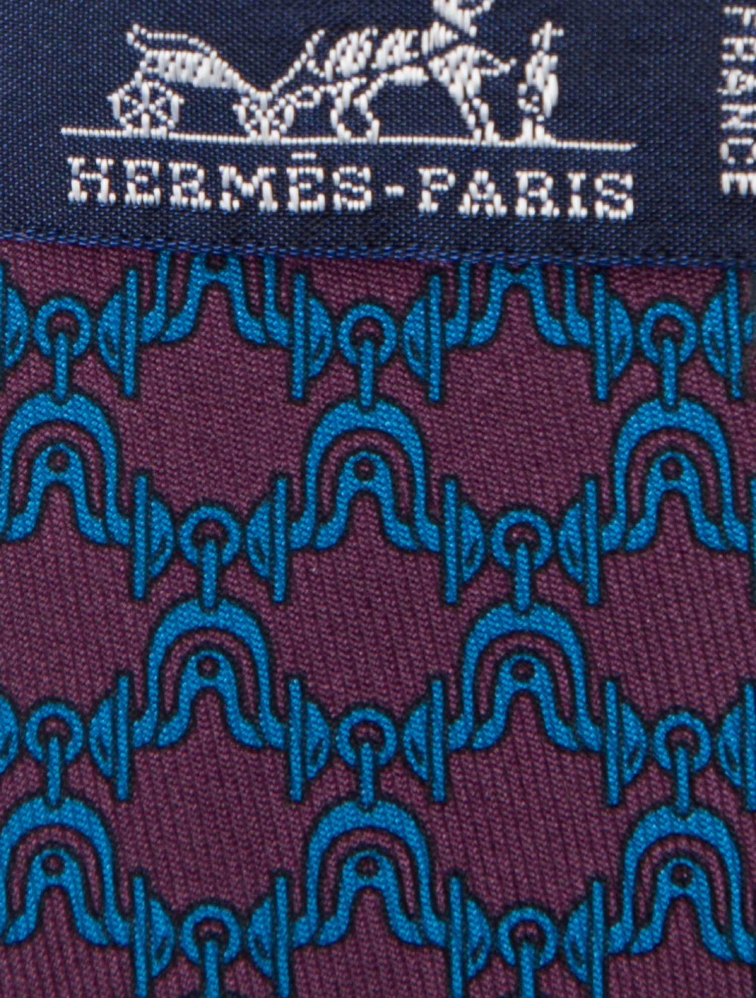 Hermès Silk Patterned Tie
