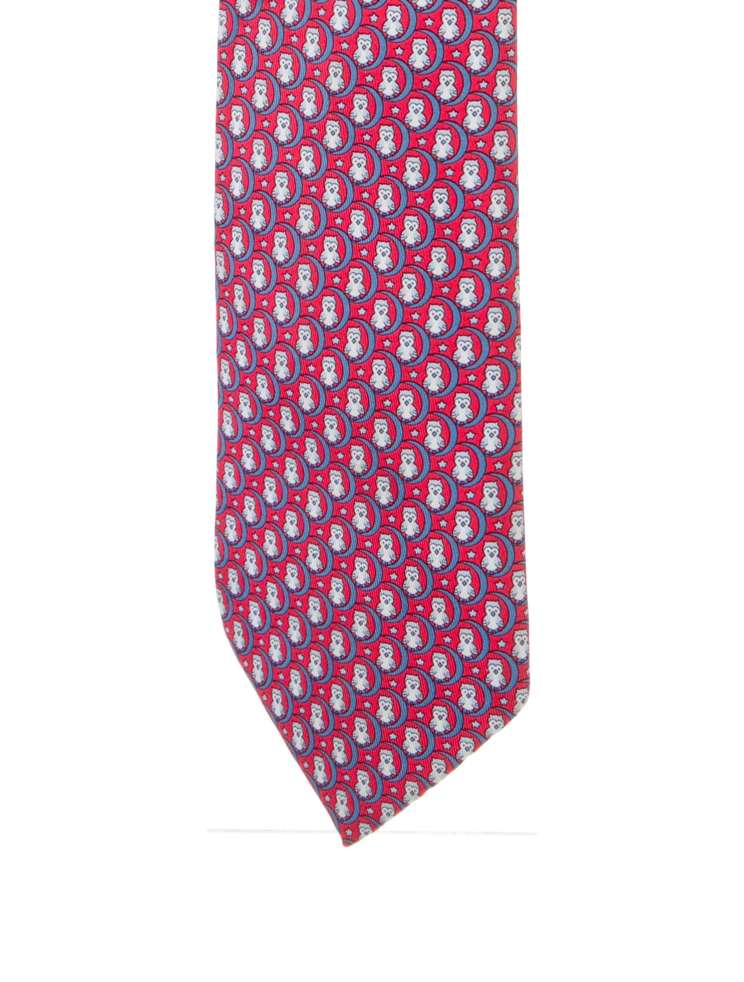 Hermès Silk Patterned Tie
