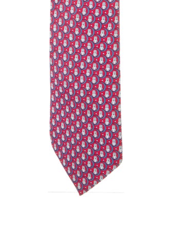Hermès Silk Patterned Tie