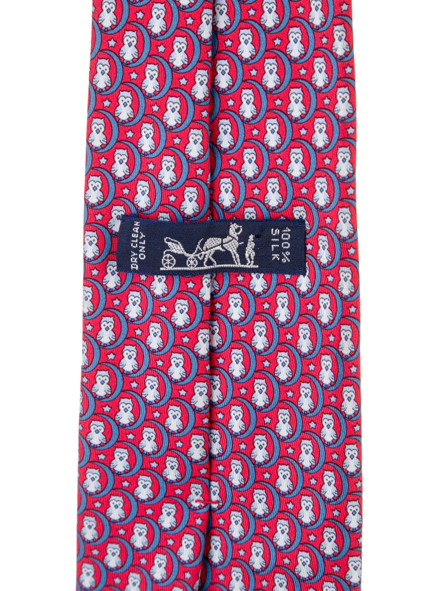 Hermès Silk Patterned Tie