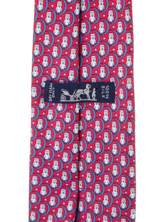 Hermès Silk Patterned Tie