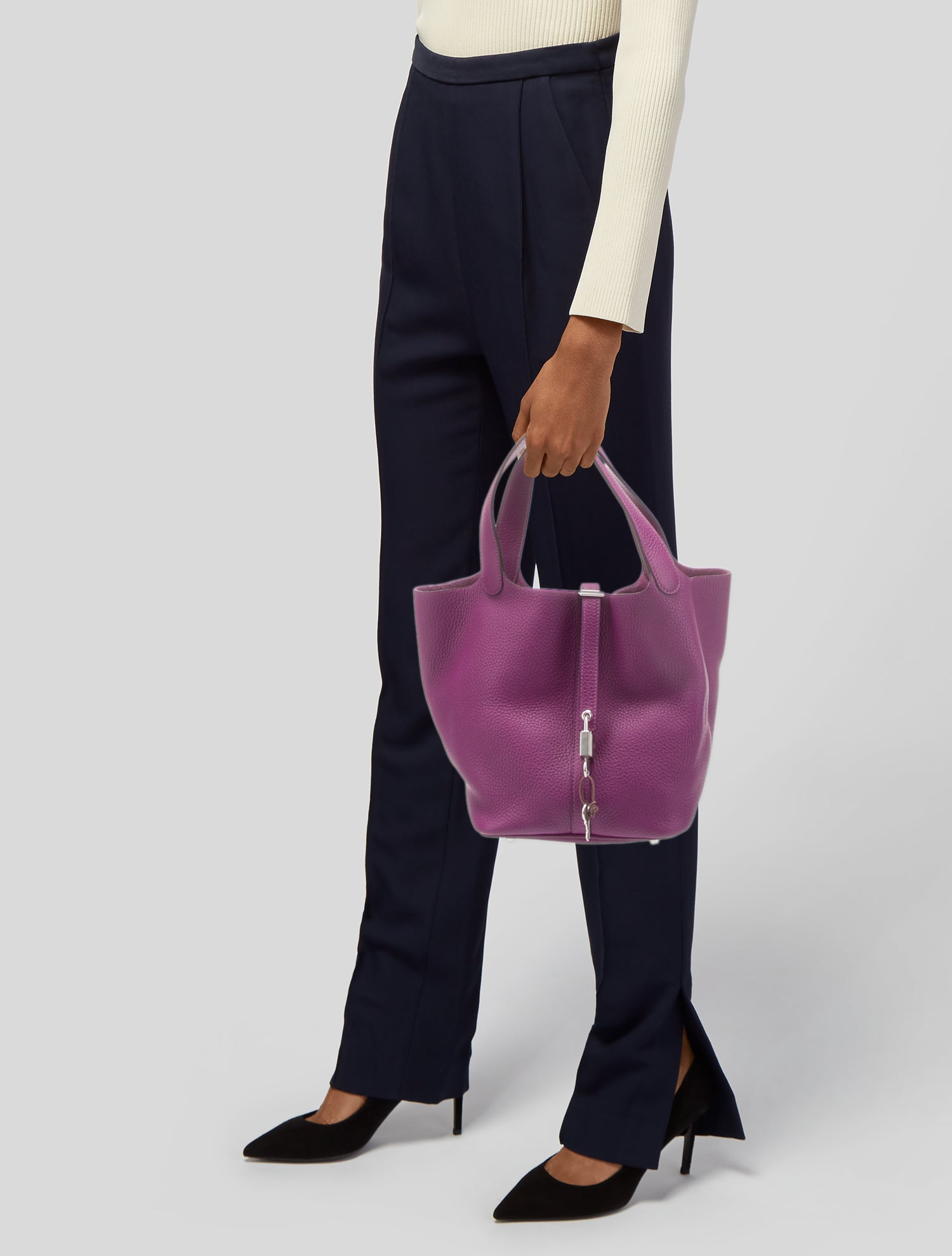 Hermès Clemence Picotin Lock 22 w/Tags