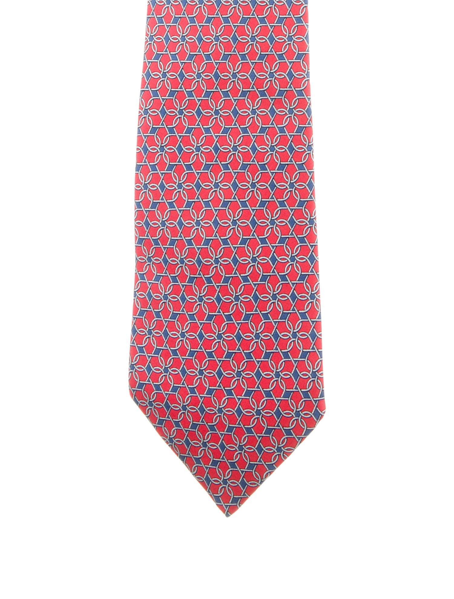 Hermès Silk Pattern Tie