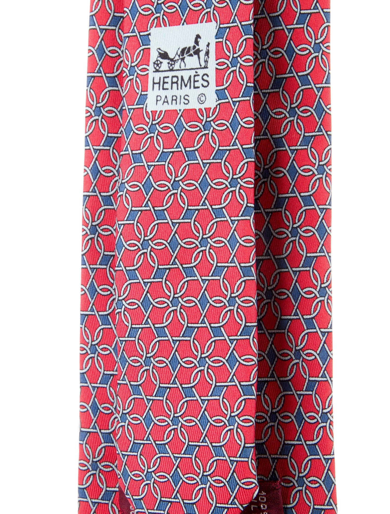 Hermès Silk Pattern Tie