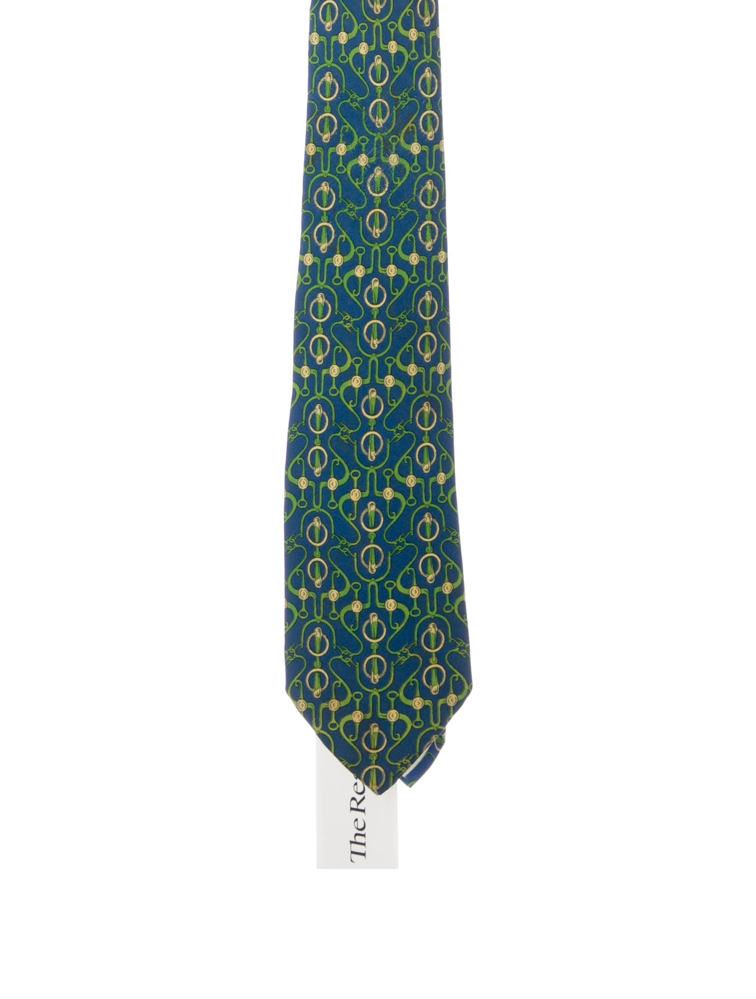 Hermès pattern print tie