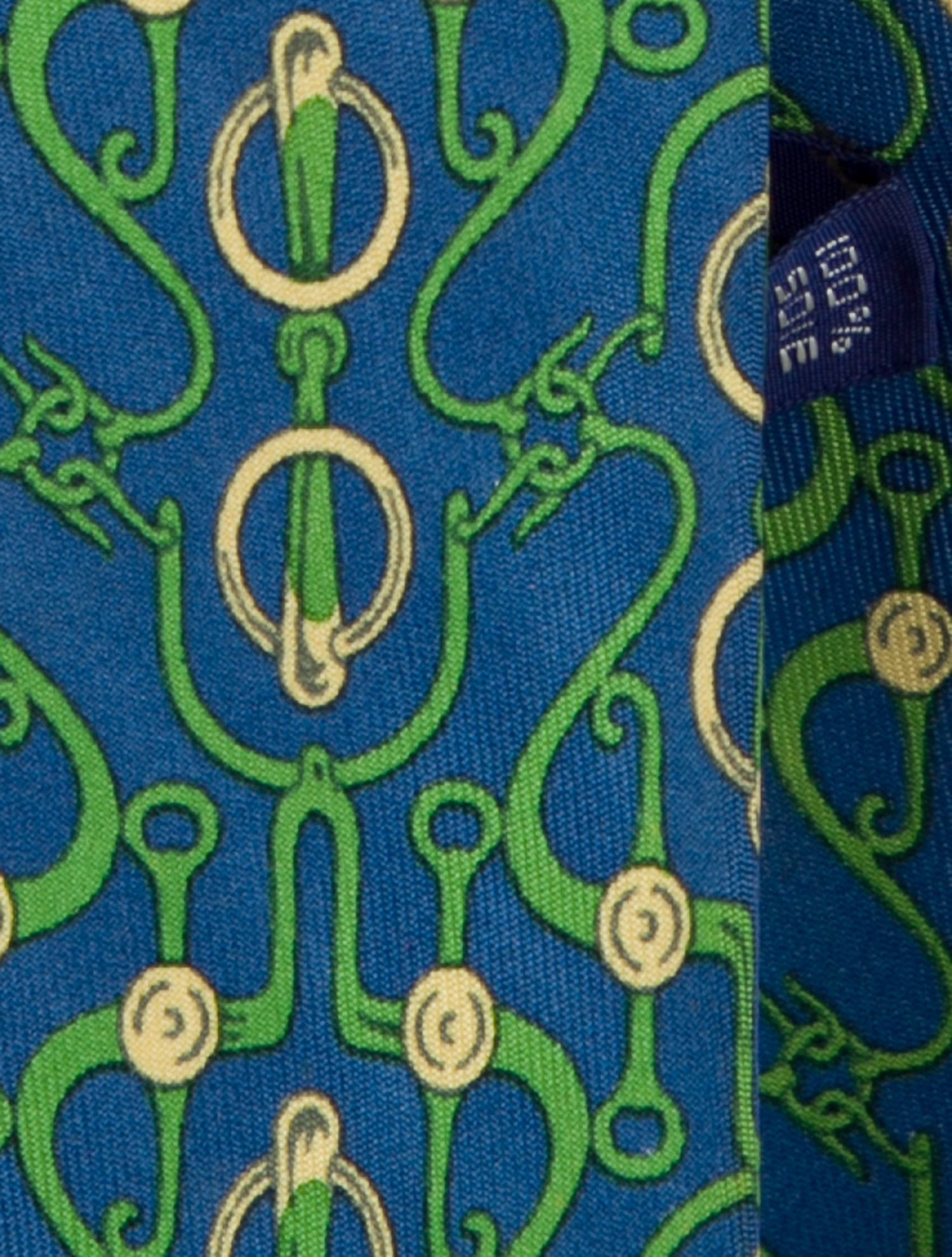 Hermès pattern print tie