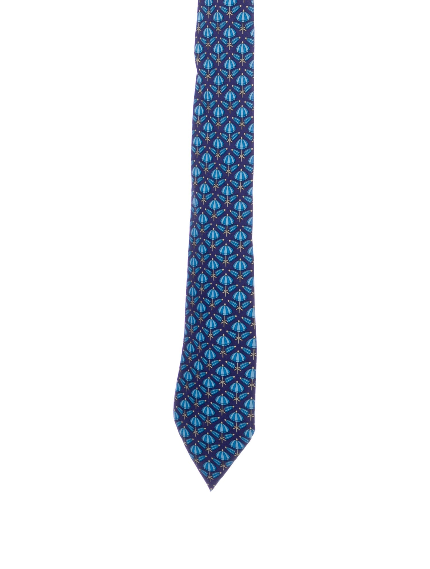 Hermès pattern print tie