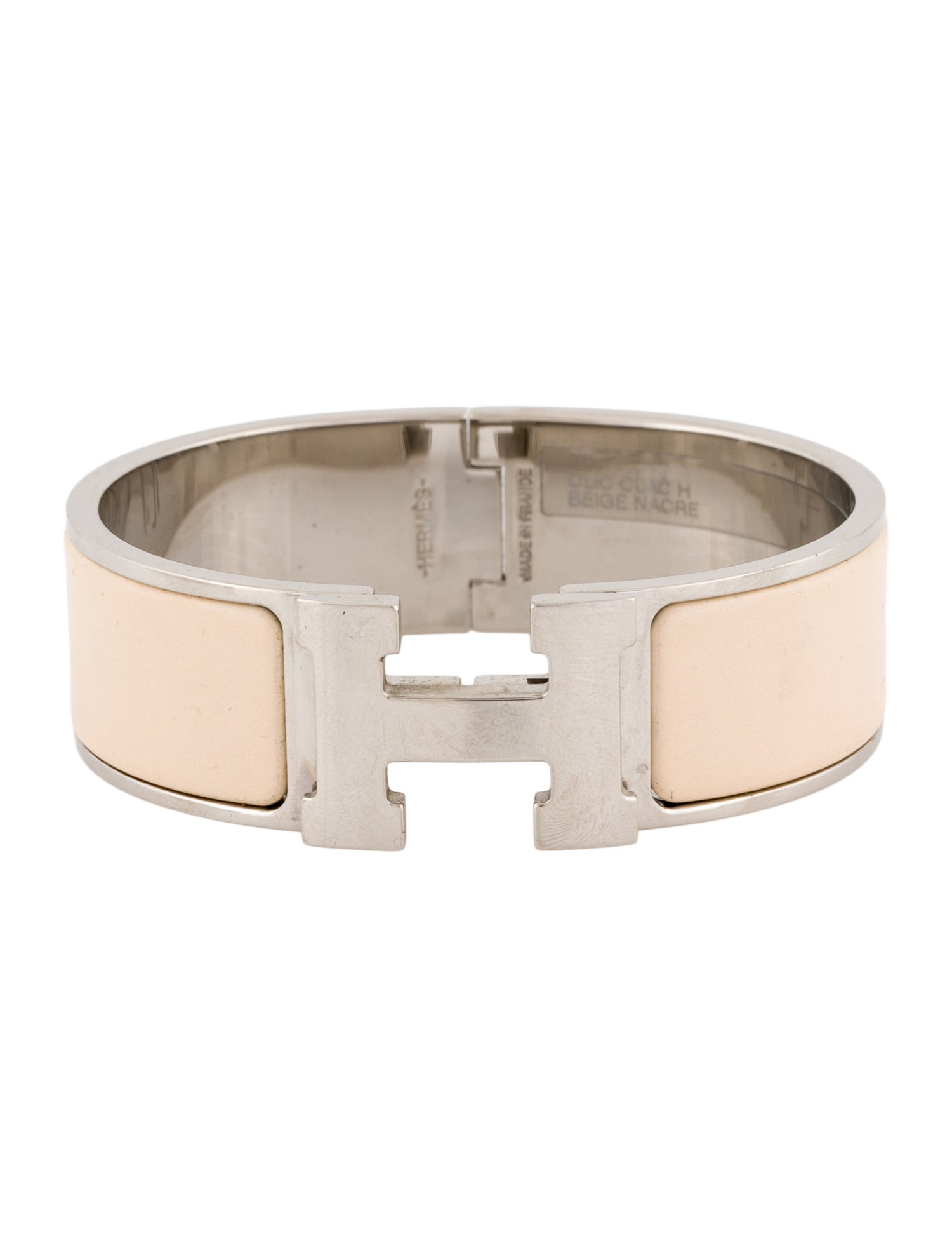 Hermès Clic Clac H Enamel Bangle Bracelet