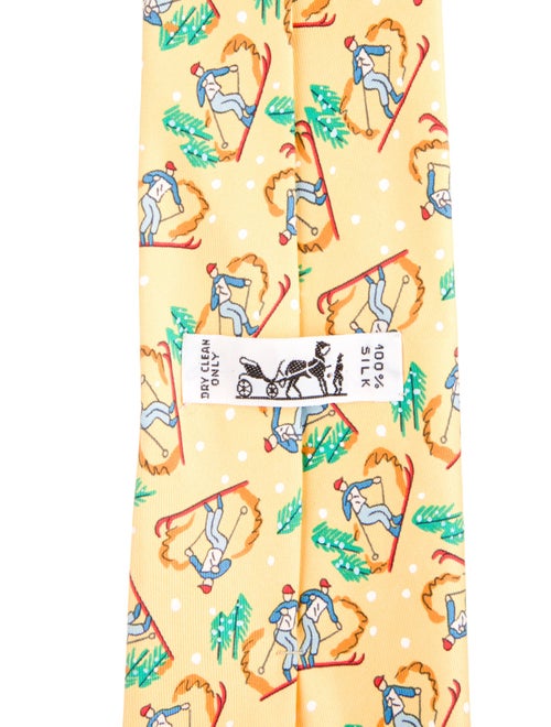 Hermès Silk Pattern Tie