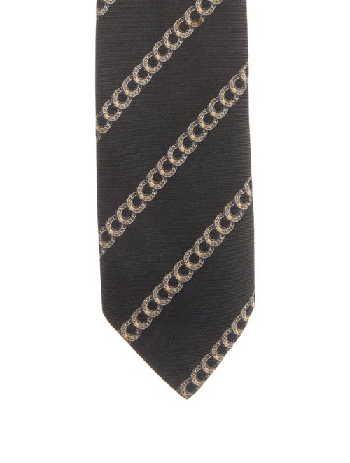 Hermès pattern silk tie