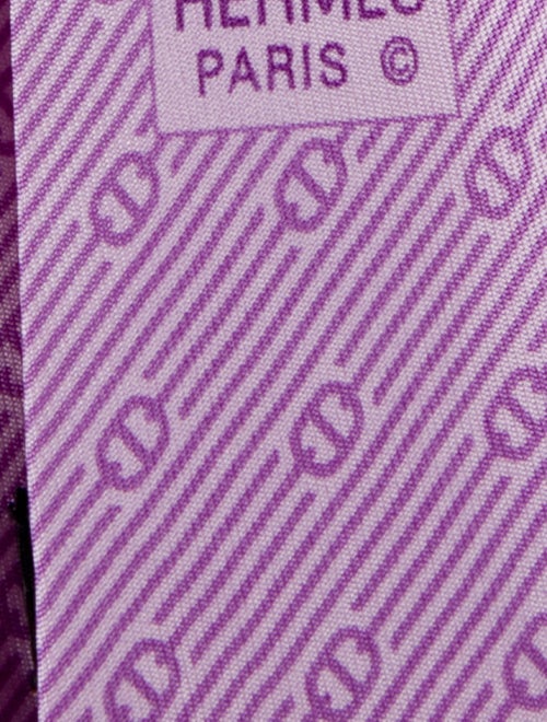 Hermès pattern print tie