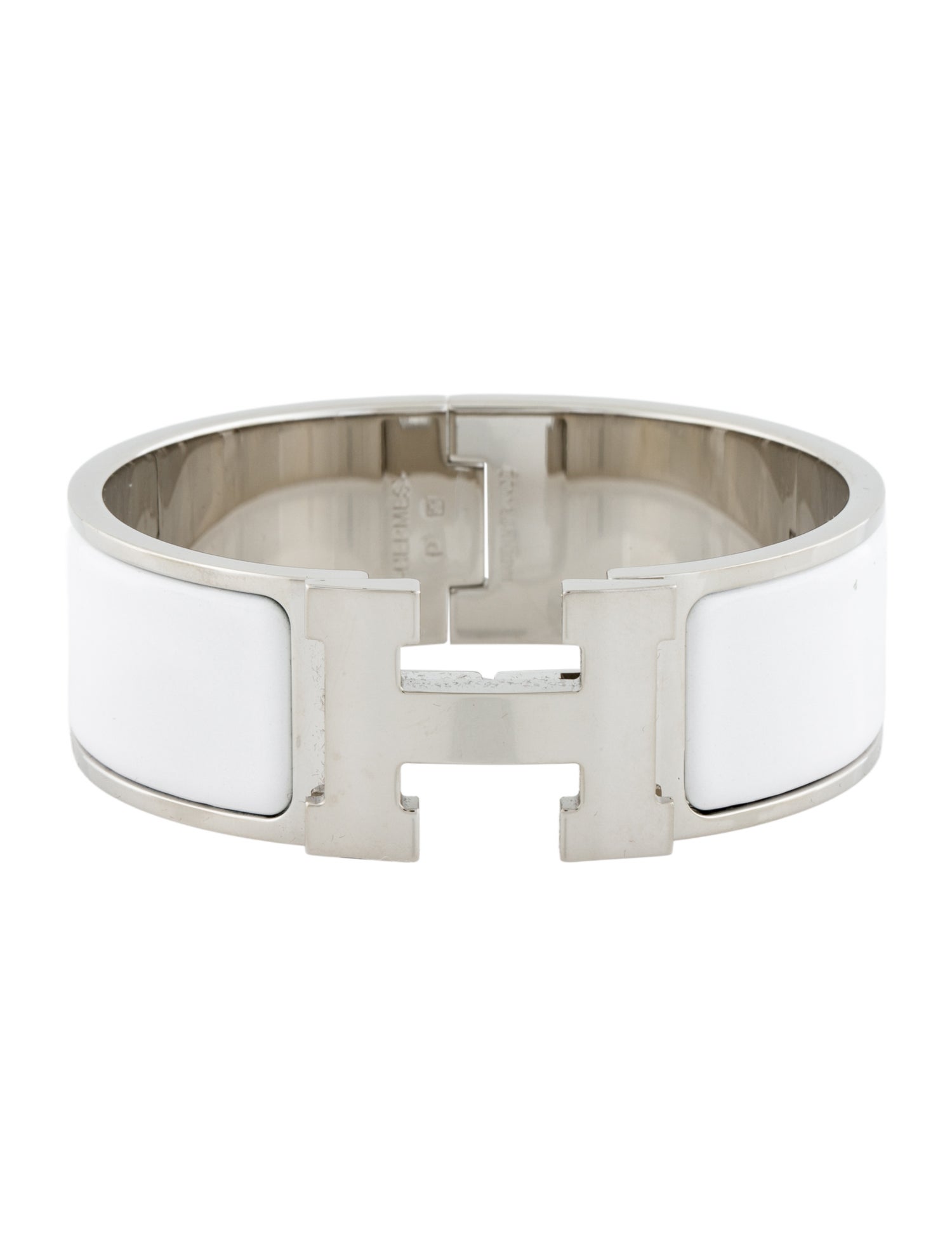 Hermès Clic Clac H Enamel Bangle Bracelet