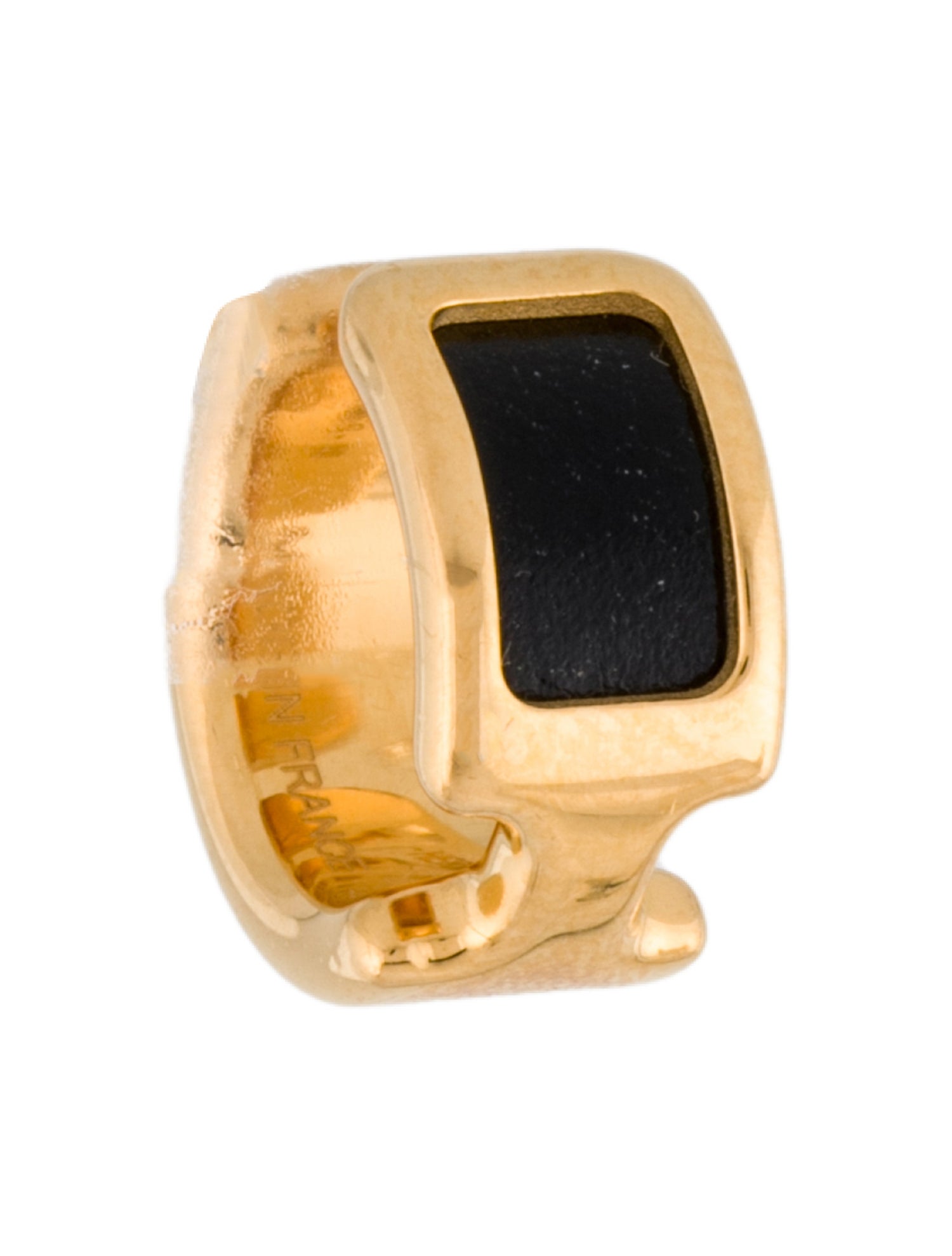 Hermès Leather Olympe Ear Cuff