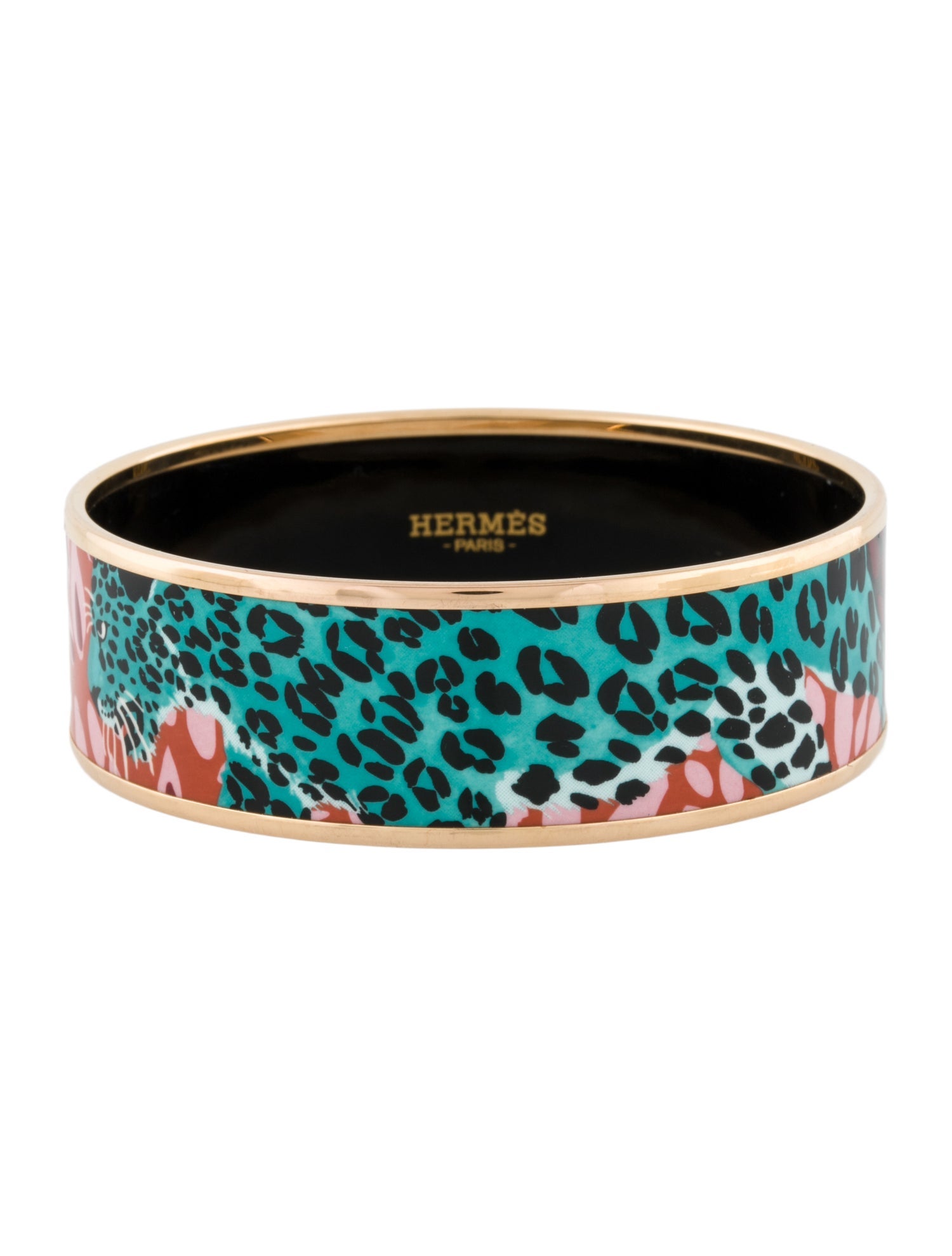 Hermès Clic Clac H Enamel Bangle Bracelet