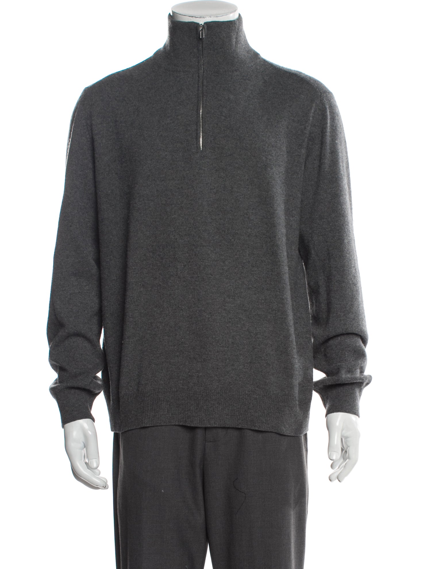 Hermès Cashmere Turtleneck Polo Sweater