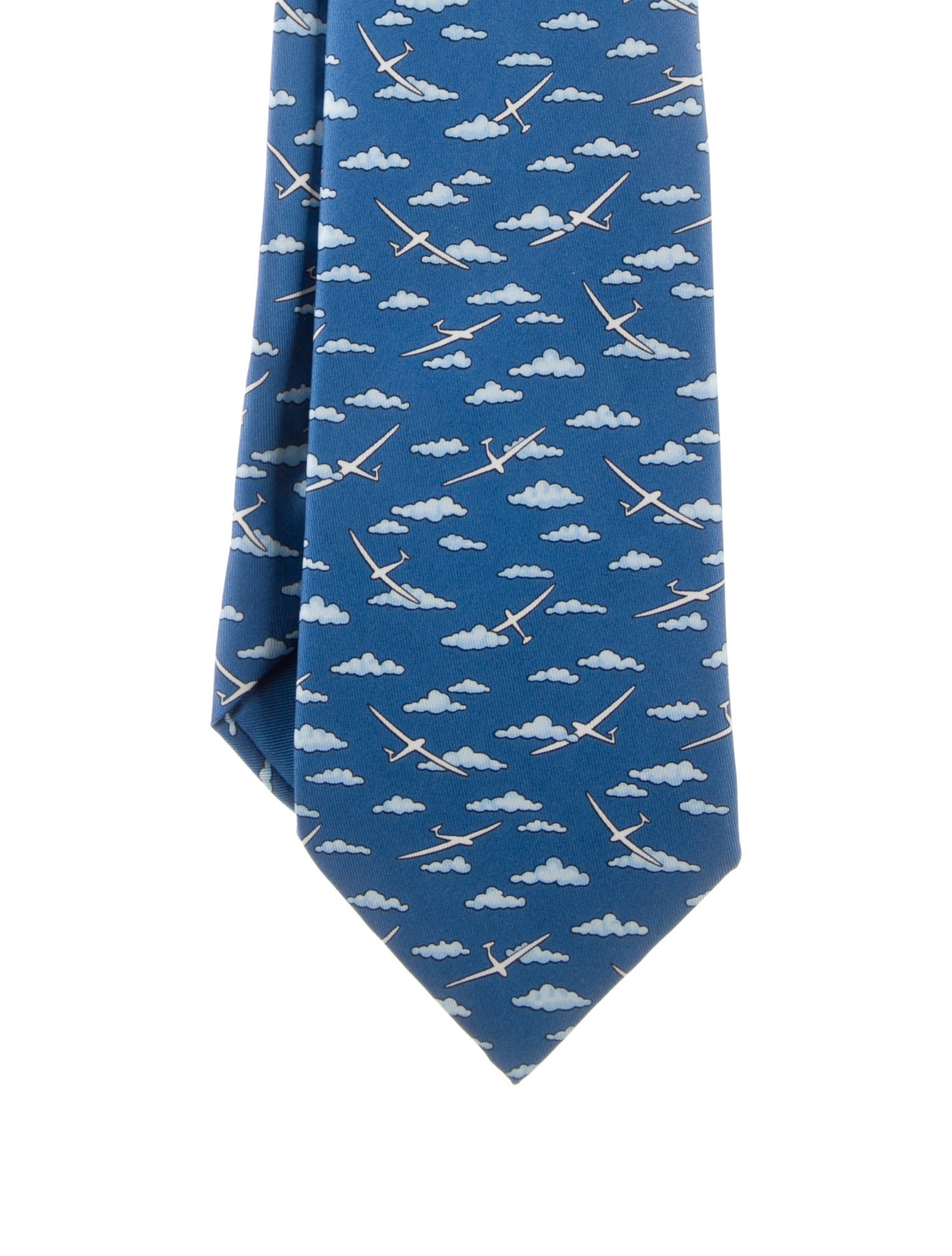 Hermès Silk Printed Tie