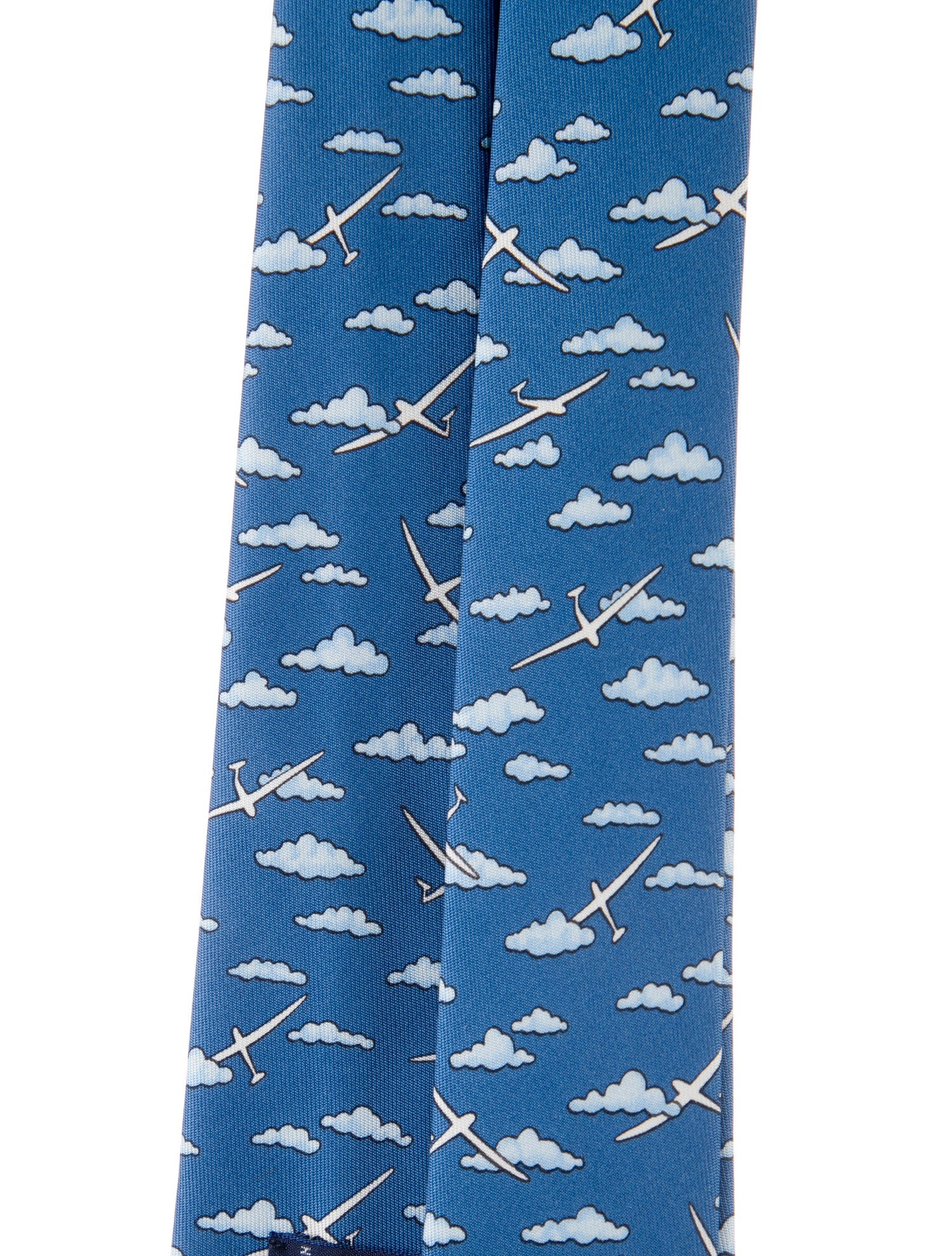 Hermès Silk Printed Tie