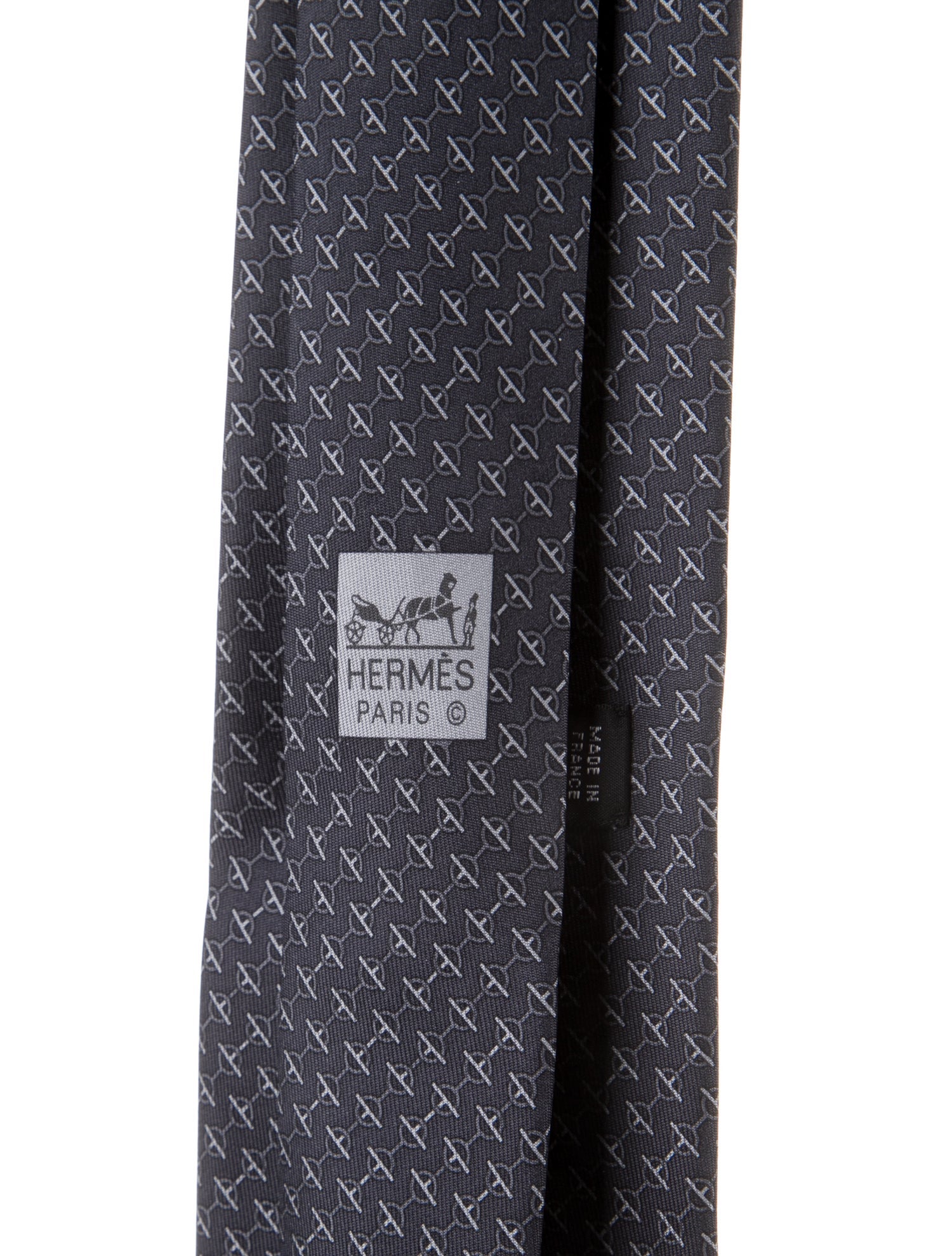 Hermès Silk Printed Tie