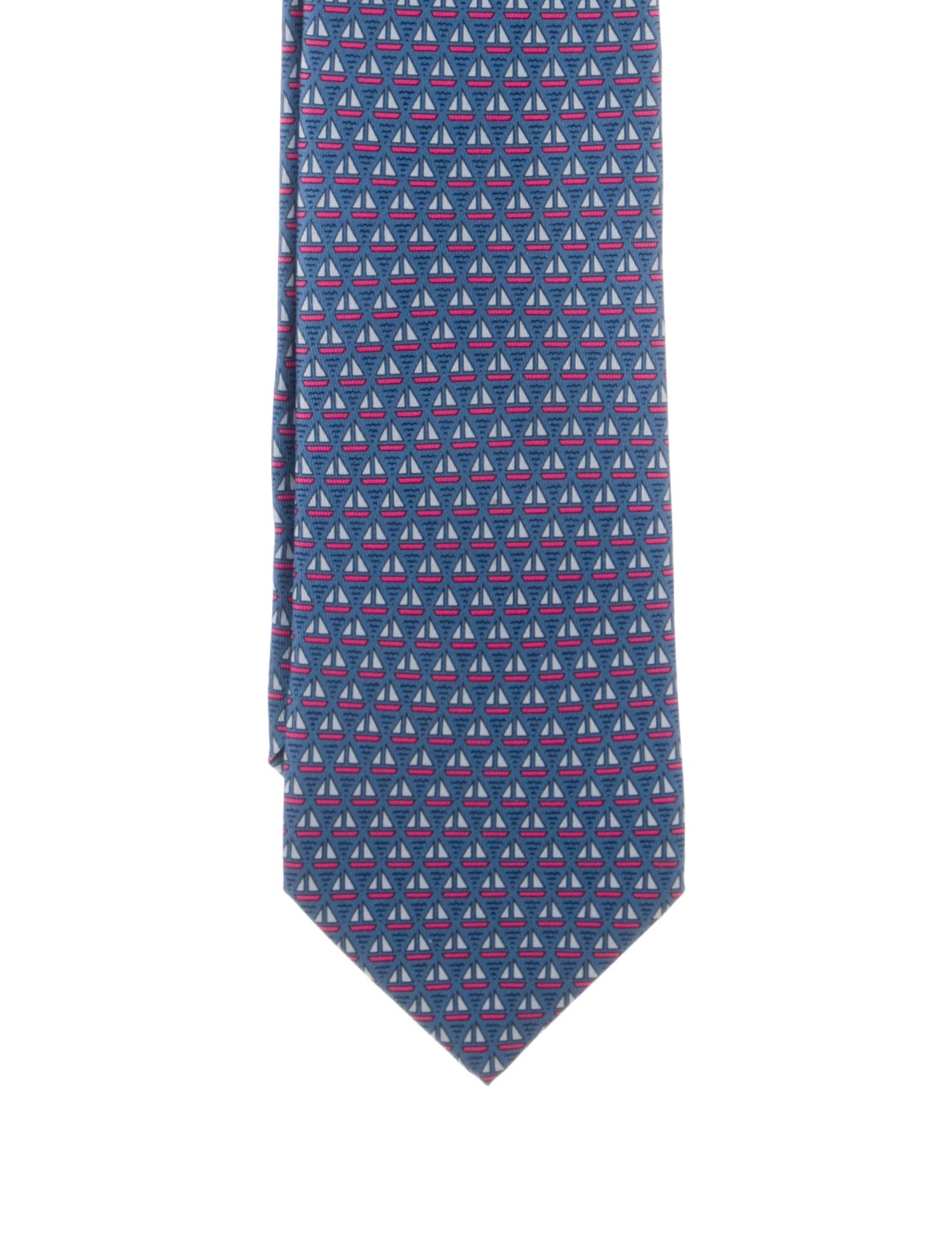 Hermès Silk Printed Tie