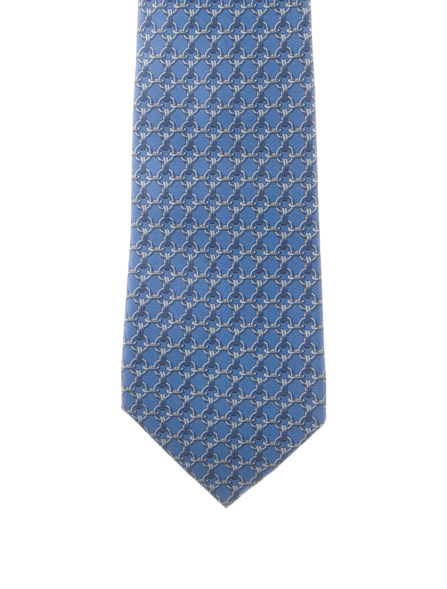 Hermès Silk Printed Tie