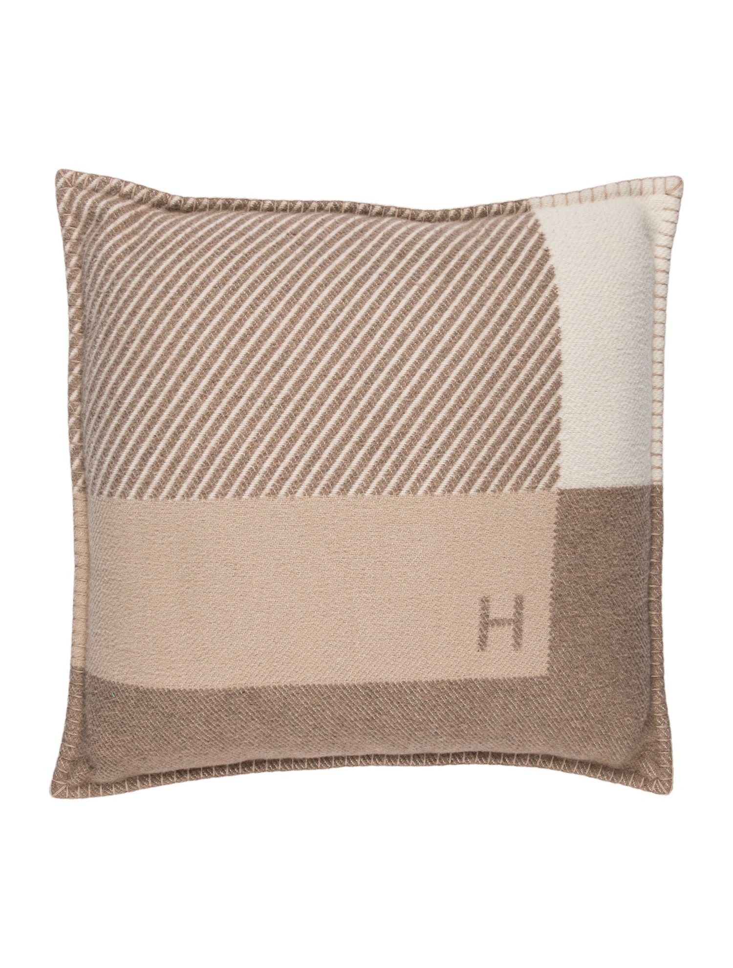 Hermès H Riviera Throw Pillow