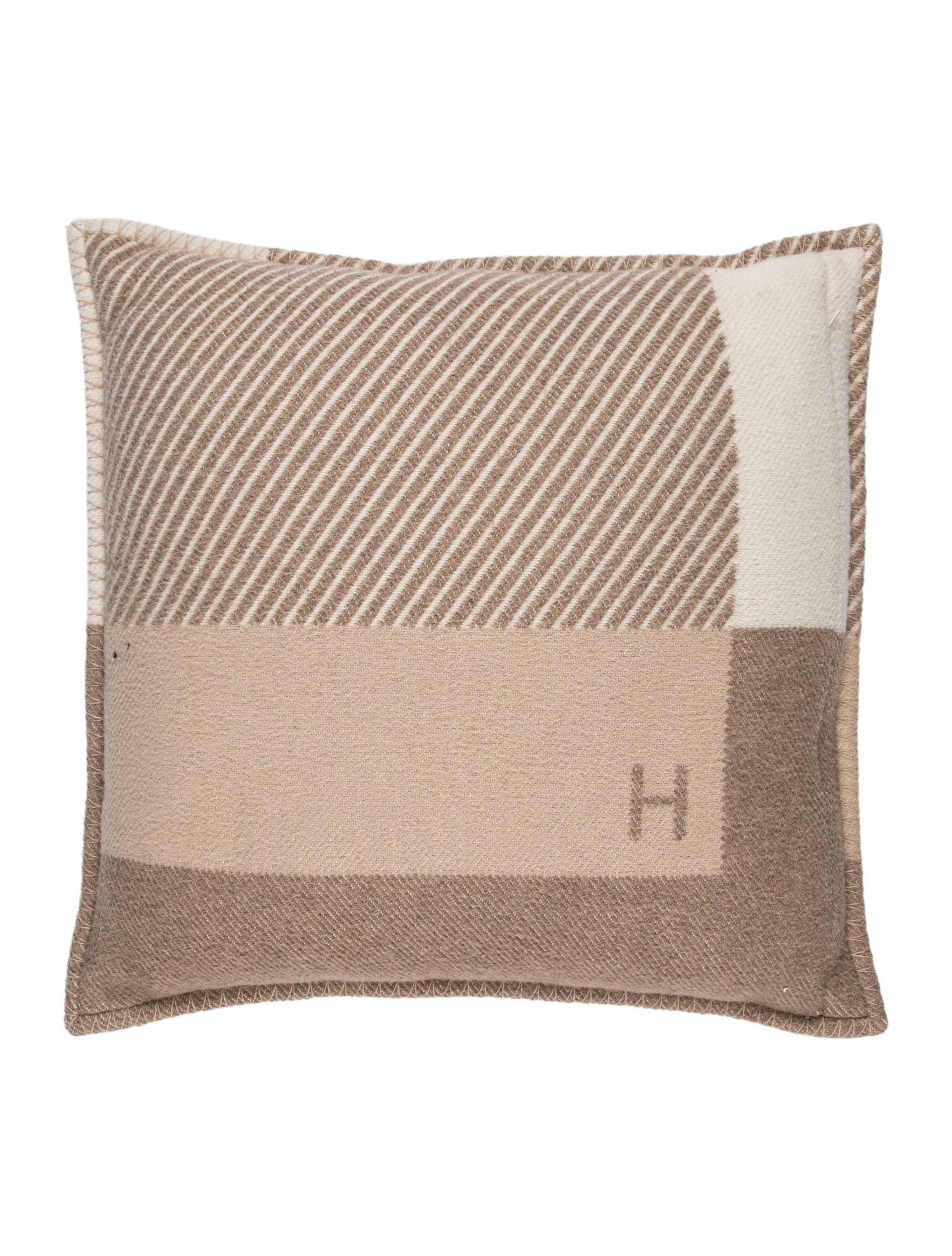 Hermès H Riviera Throw Pillow