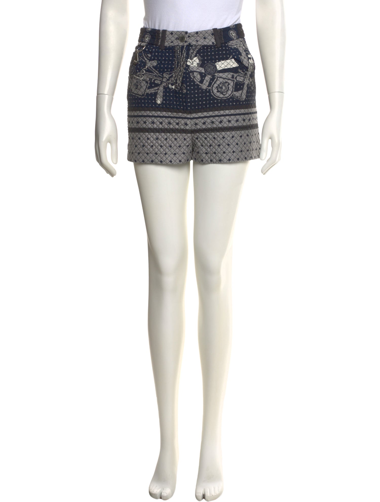 Hermès Silk Mini Shorts w/ Tags